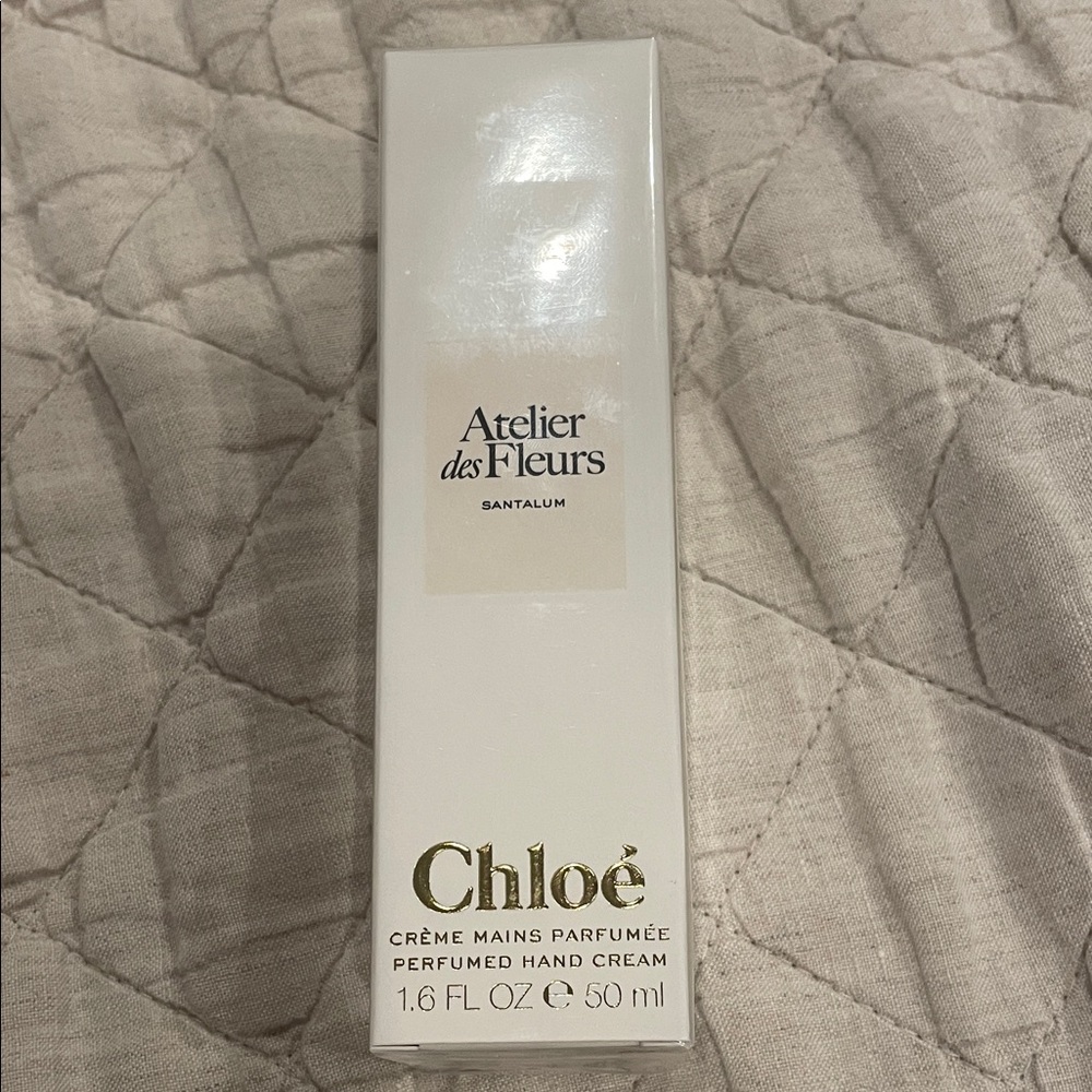 Chloe White and Gold Perfumed Hand Cream